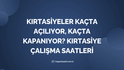 Kırtasiyeler Kaçta Açılıyor, Kaçta Kapanıyor? Kırtasiye Çalışma Saatleri